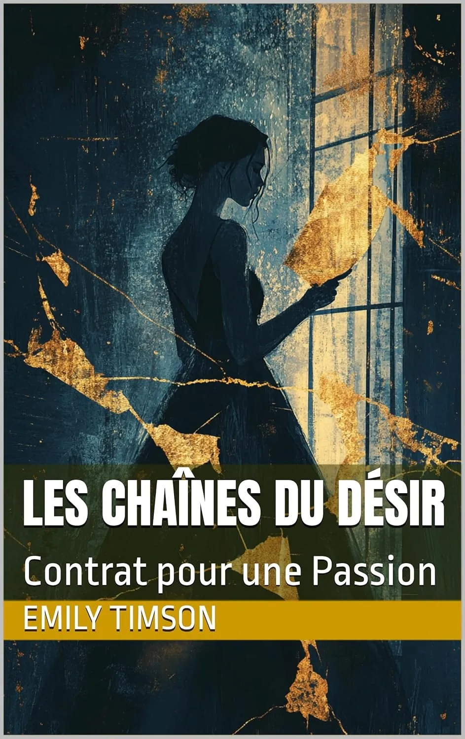 Couverture du roman érotique "Les Chaînes du Désir" par Emily Timson - Livre BDSM disponible sur Amazon